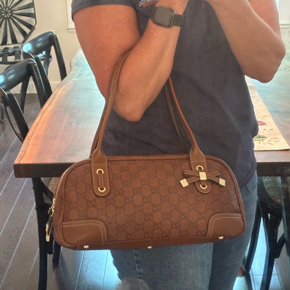 Gucci Princy Brown Shoulder Bag - Picture 9 of 11